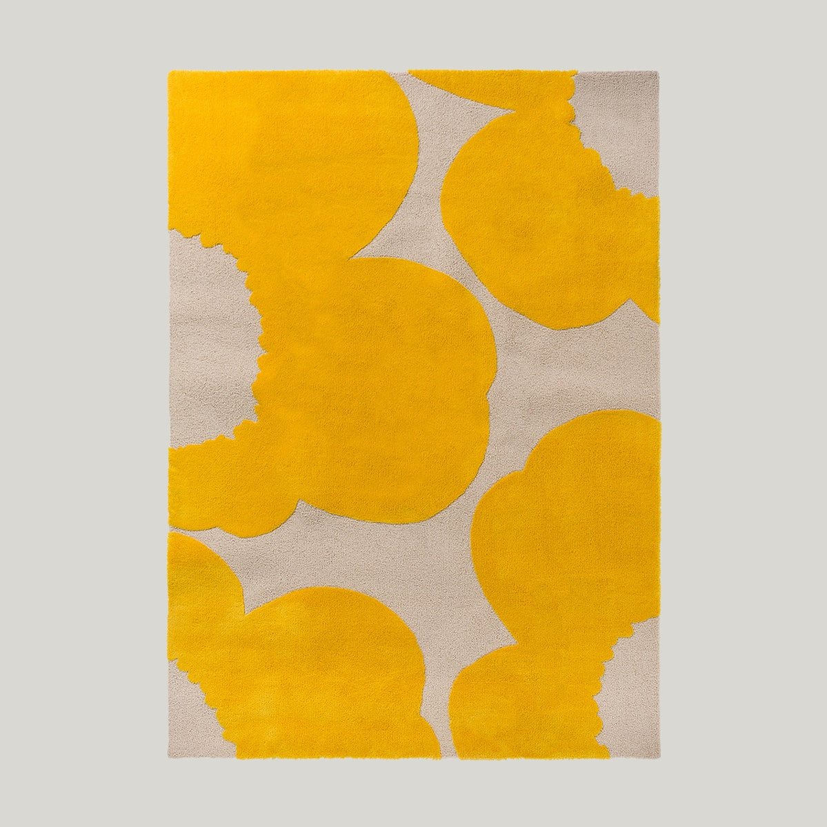Iso Unikko Yellow Rug 300x200cm - Sunflower - image 1