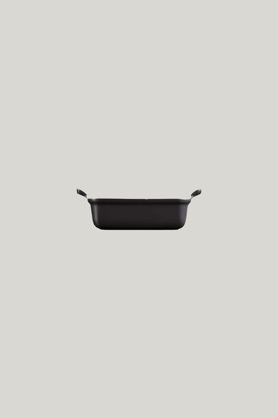 Stoneware Heritage Rectangular Dish 19cm - Matte Black - image 2