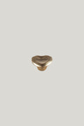Gold Heart Knob Blister Pack - Gold - image 1