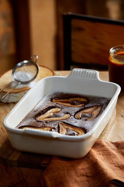 Stoneware Heritage Rectangular Dish 26cm - Meringue - image 4