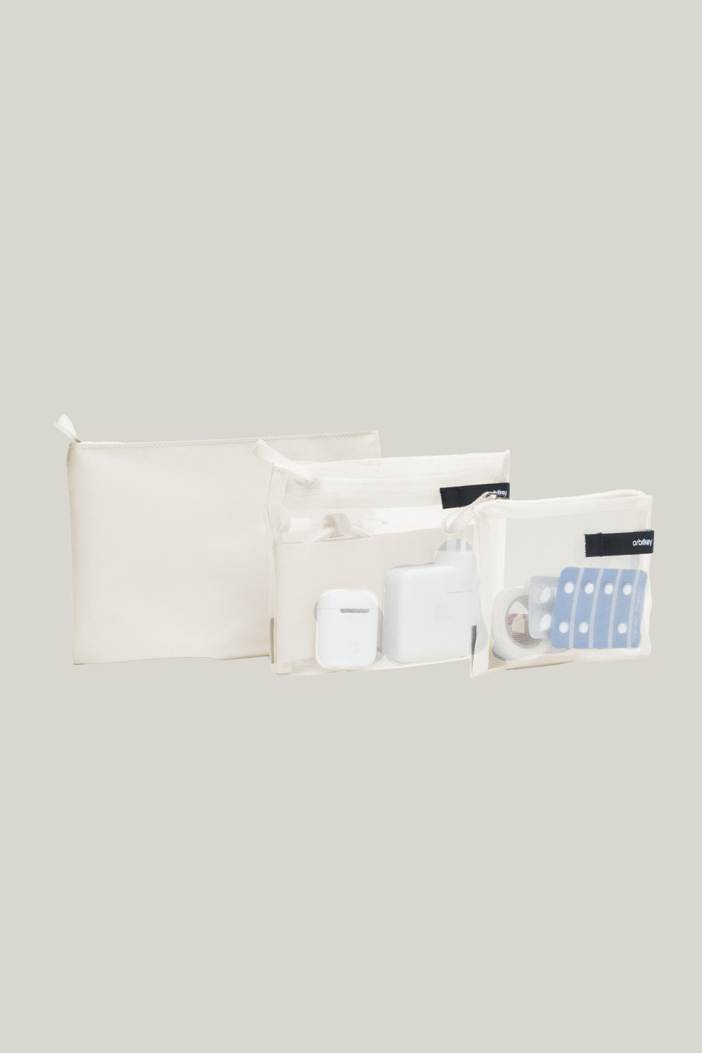 Essentials Pouch Trio - Stone - image 1