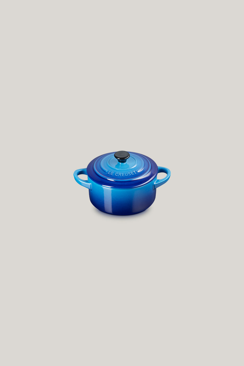 Stoneware Mini Cocotte 10cm - Azure Blue - image 1