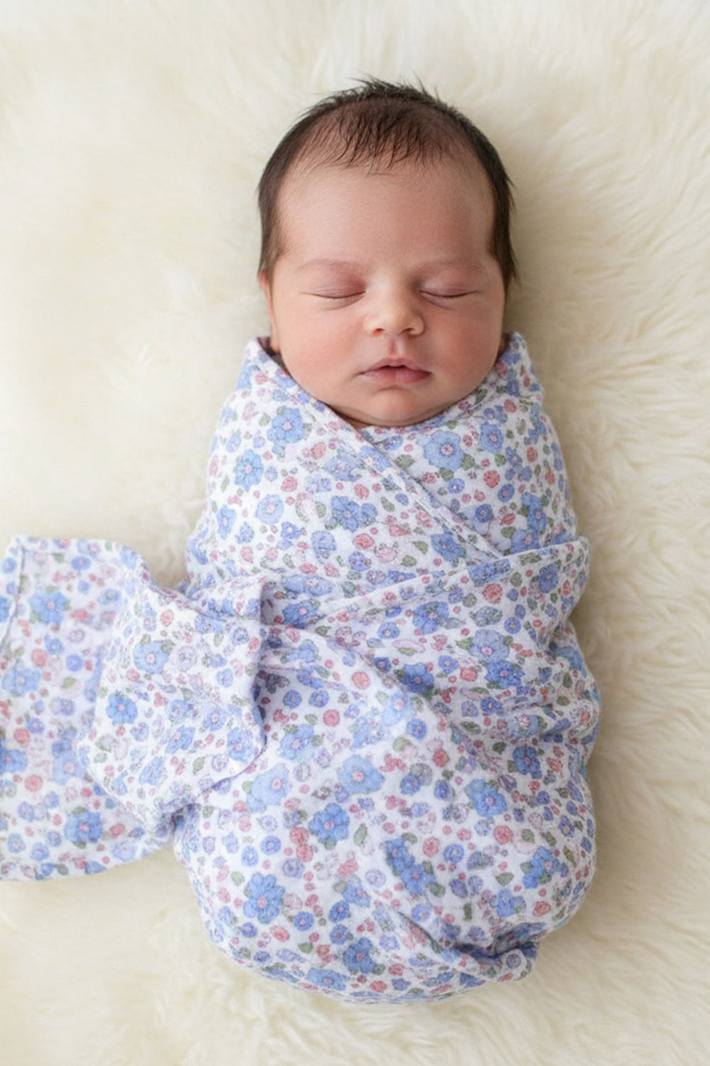 Muslin Swaddle - Blue - image 2