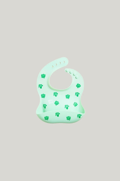 Catch-it Silicone Bib - Green - image 1