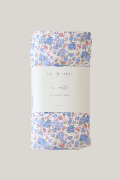 Muslin Swaddle - Blue - image 1