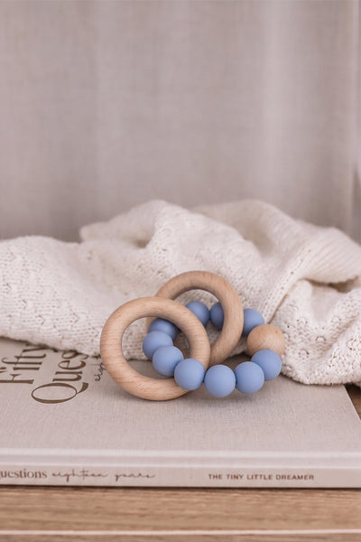 Beechwood Teether - Blue - image 2