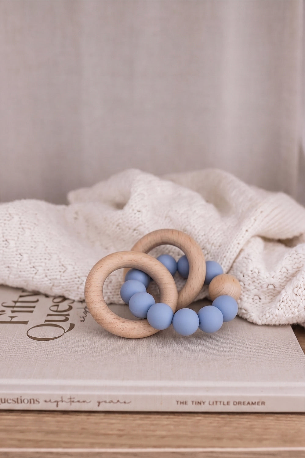 Beechwood Teether - Blue - image 2