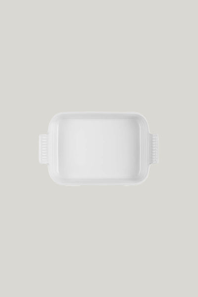 Stoneware Heritage Rectangular Dish 26cm - White - image 3