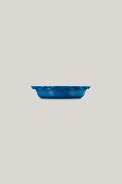 Stoneware Heritage Round Flute Pie Dish 23cm - Azure Blue - image 2