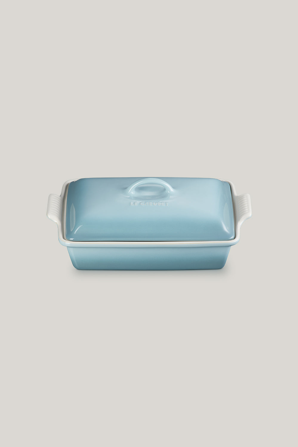 Stoneware Heritage Covered Rectangular Dish 33cm - Sea Salt - image 1