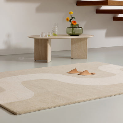 Seireeni Warm Beige Rug 350x250cm - Beige - image 2