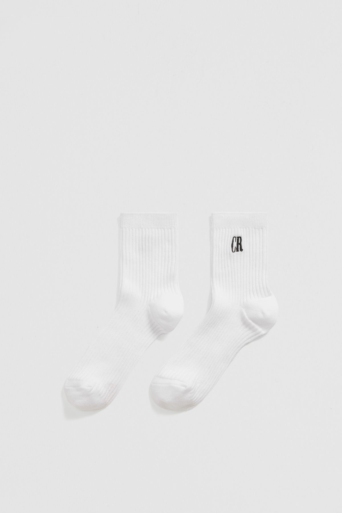 Rib Quarter Crew Sock