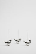 Metallic Bird Decoration Set Of 3