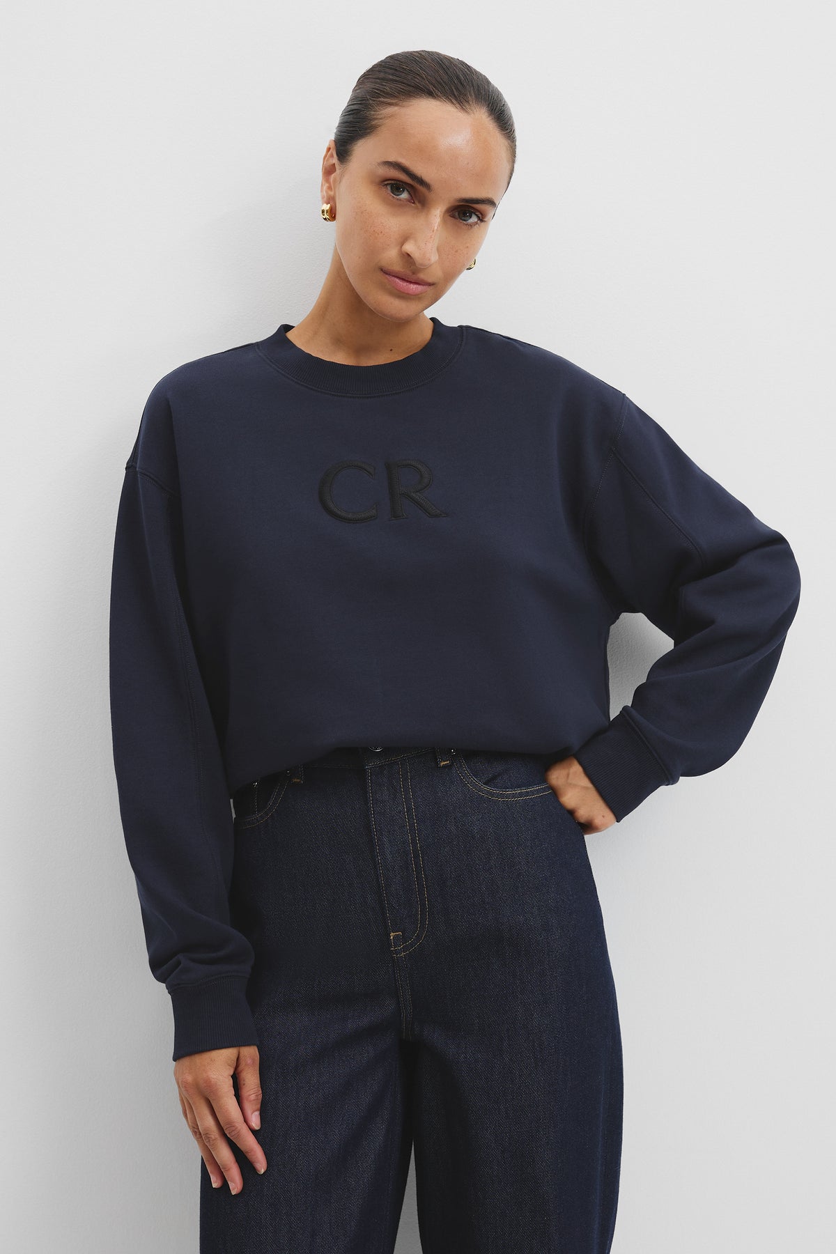 Australian Cotton Cr Logo Sweat
