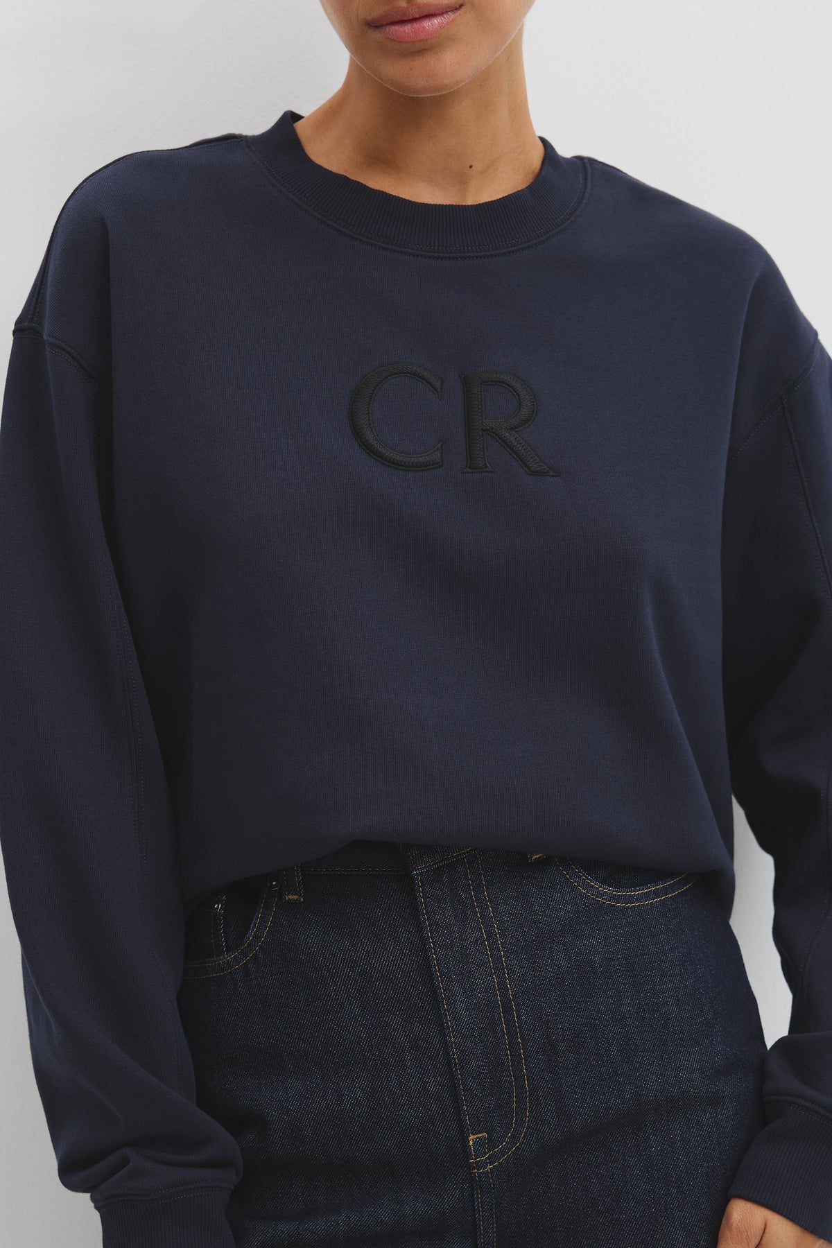 Australian Cotton Cr Logo Sweat