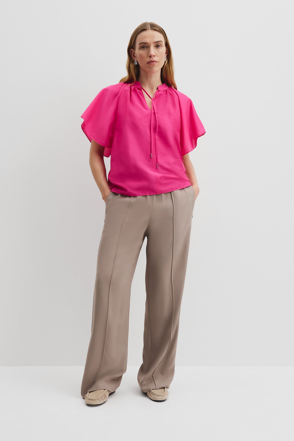 Flutter Sleeve Blouse