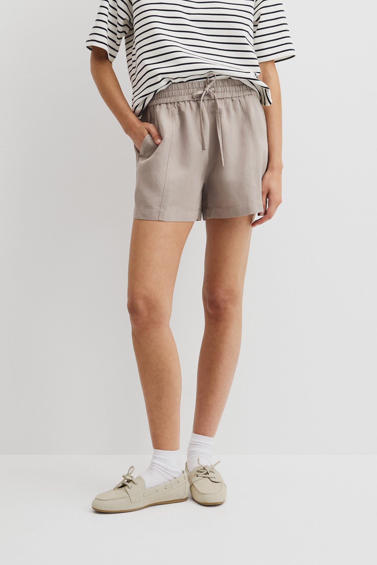 Panelled Short