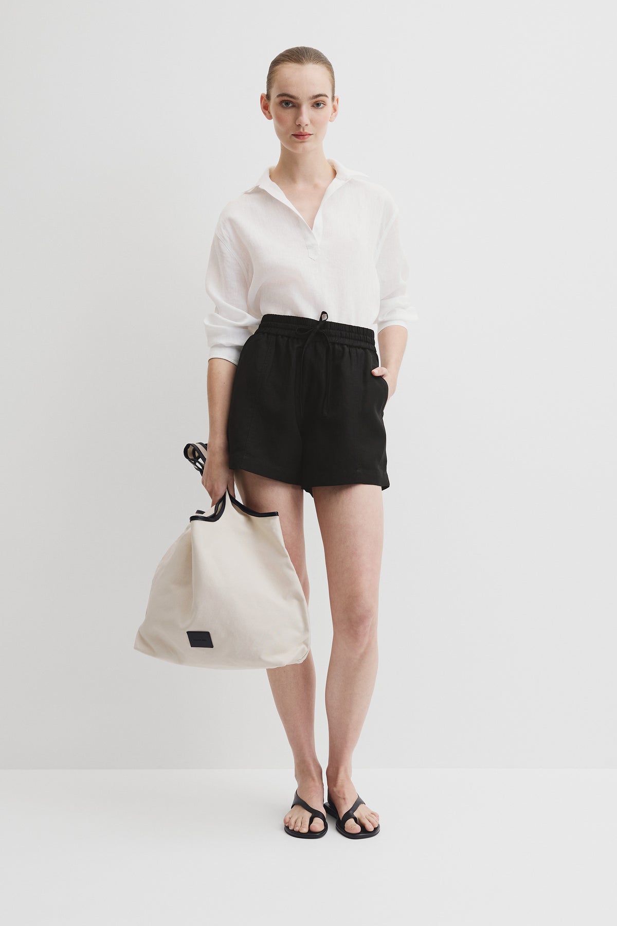 Panelled Short