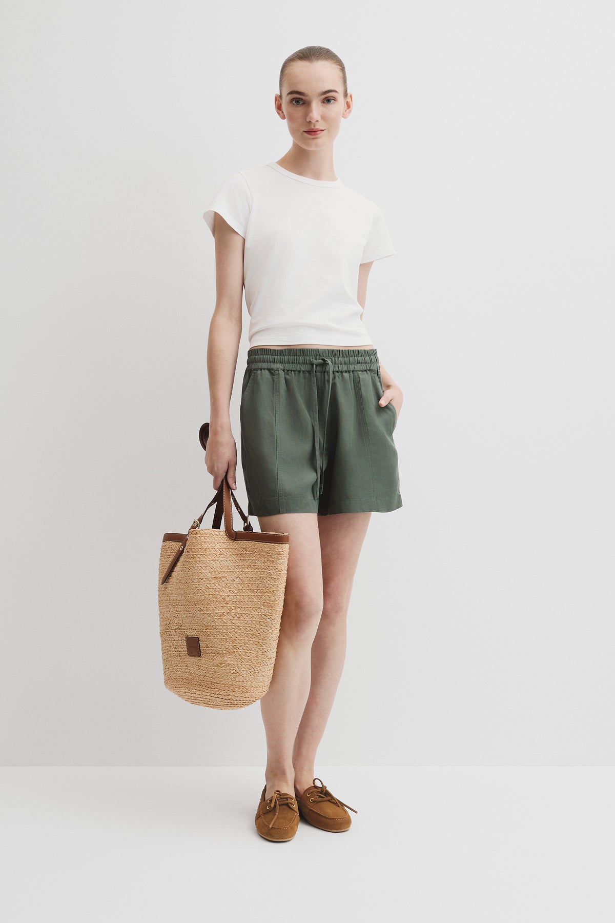 Panelled Short
