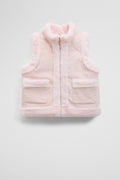 Reverse Faux Fur Vest
