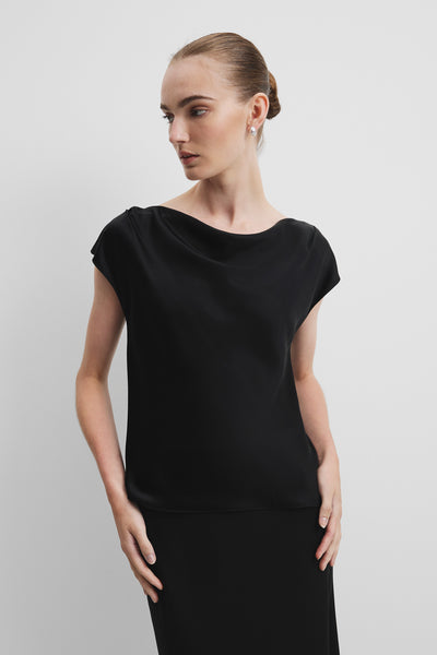 Satin Shell Top