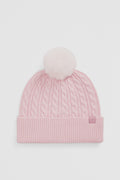 Pom Cable Beanie