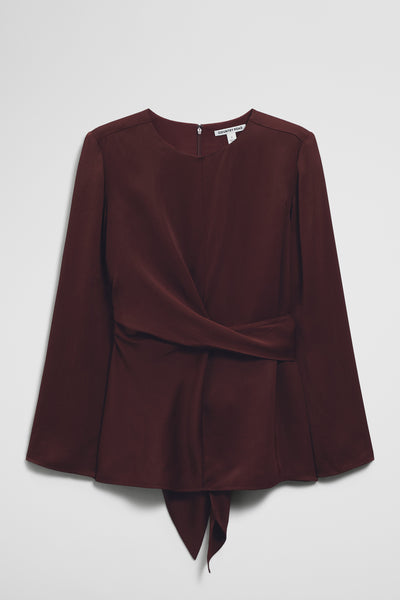 Twist Long Sleeve Blouse