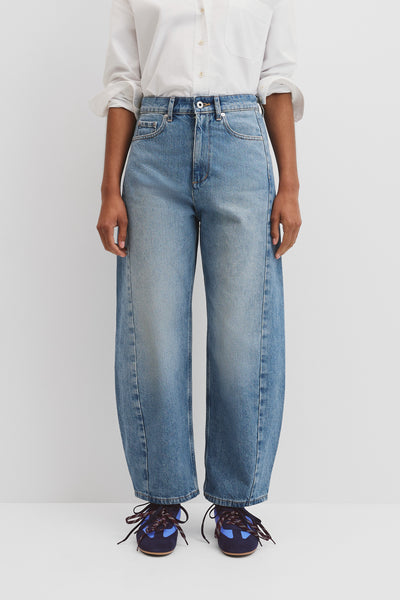 High Rise Barrel Jean