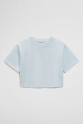 Australian Cotton Short Sleeve Crop Boxy T-Shirt