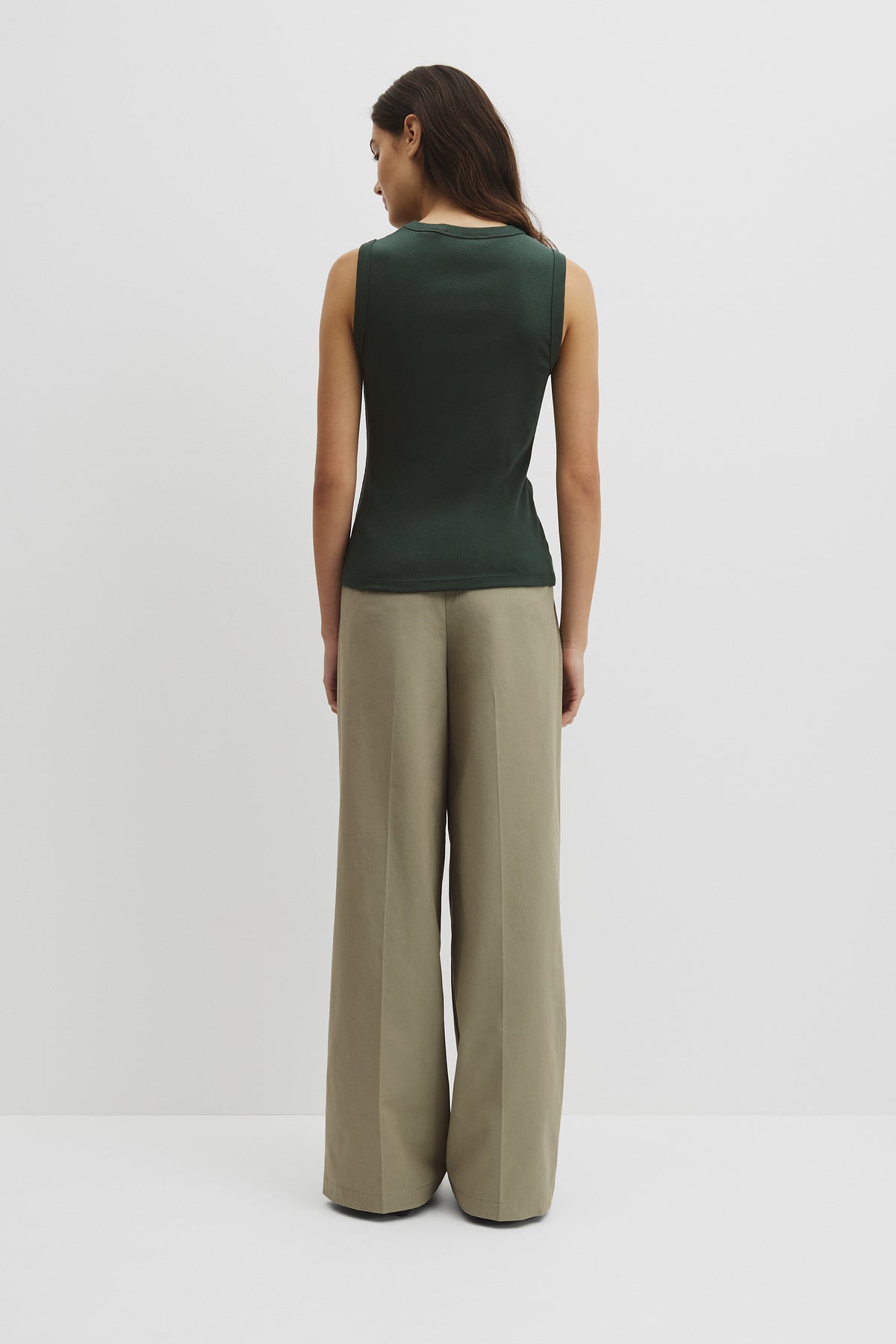 Australian Cotton High Neck Tank