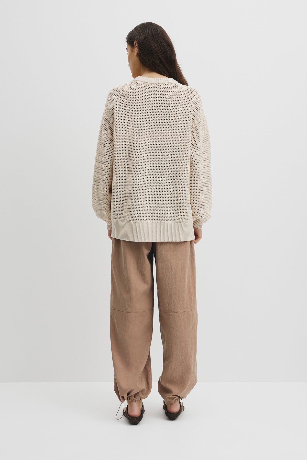 Longsleeve Relaxed Crochet Knit
