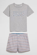 Short Sleeve Logo Pyjama Set
