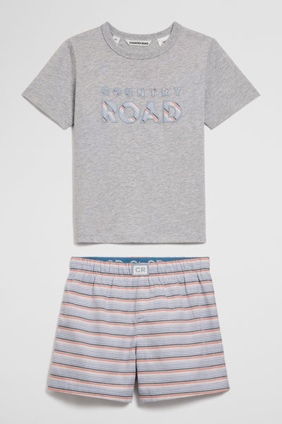 Short Sleeve Logo Pyjama Set