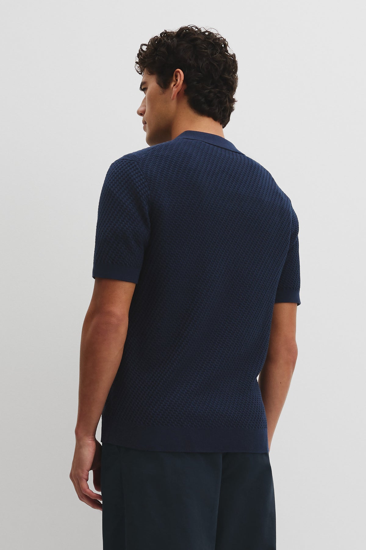 Australian Cotton Basket Knit Polo