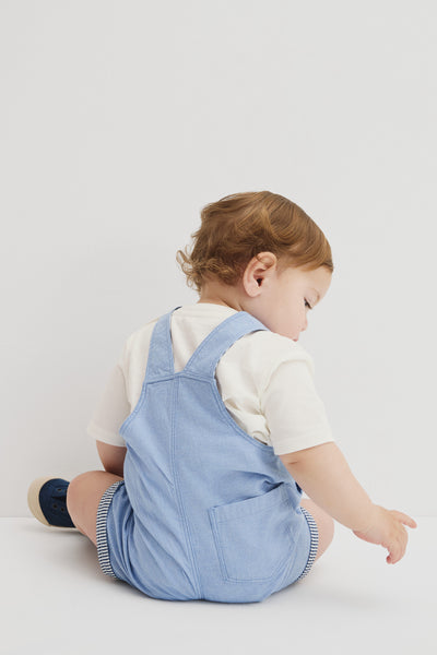 Chambray Overalls
