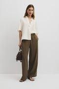 Pull-On Cupro Pant