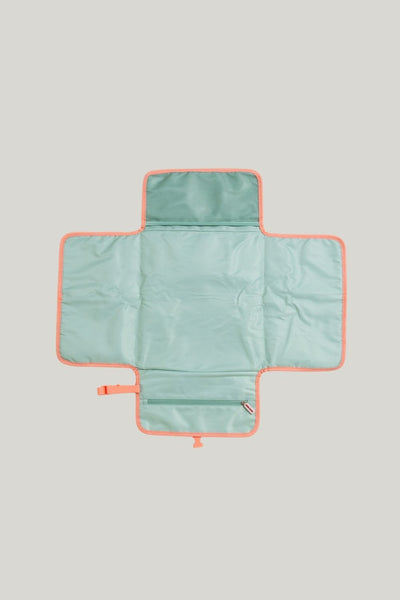 When You Need It Change Wallet - Sage And Dusty Blue Check - Sage - image 2