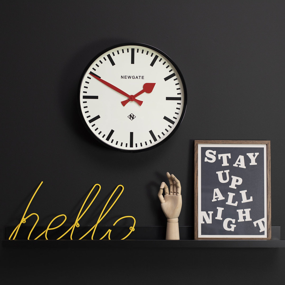 Putney Clock - Black - Black - image 4