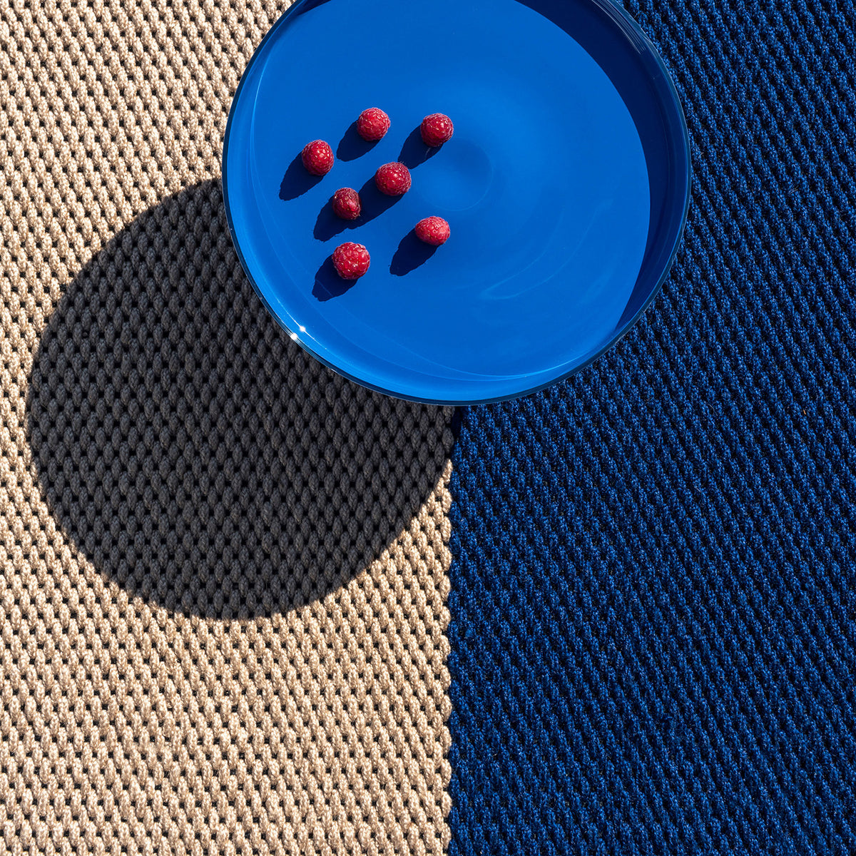 Deck Electric Blue Outdoor Rug 230x160cm - Mid Blue - image 2