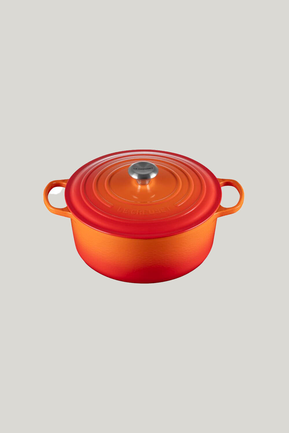 Signature Cast Iron Round Casserole 28cm - Volcanic - image 1