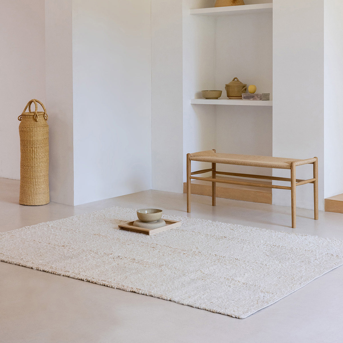 Craft Fundament Wool White Rug 230x160cm - White - image 2