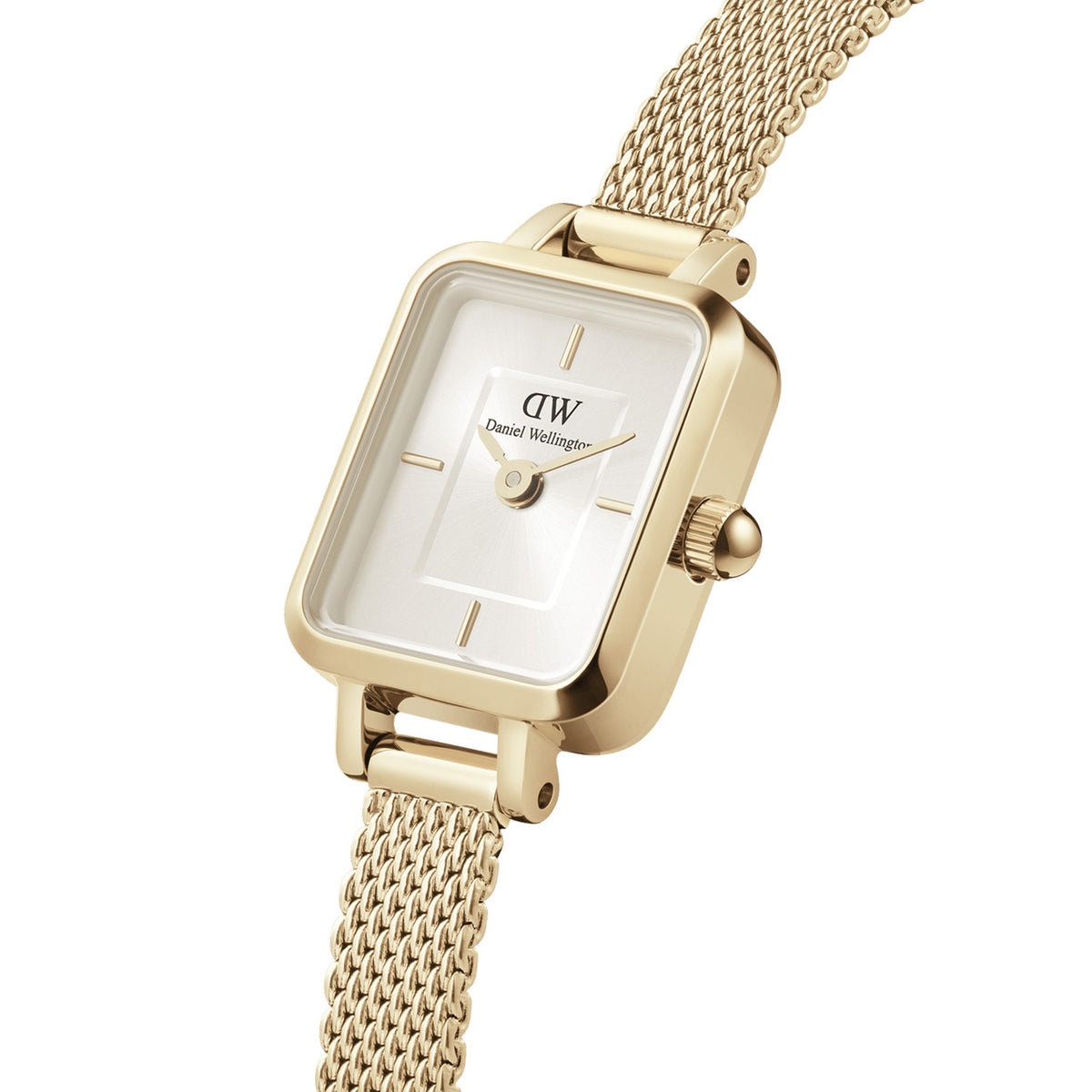 Quadro Mini Evergold Champagne Watch - Gold - image 4