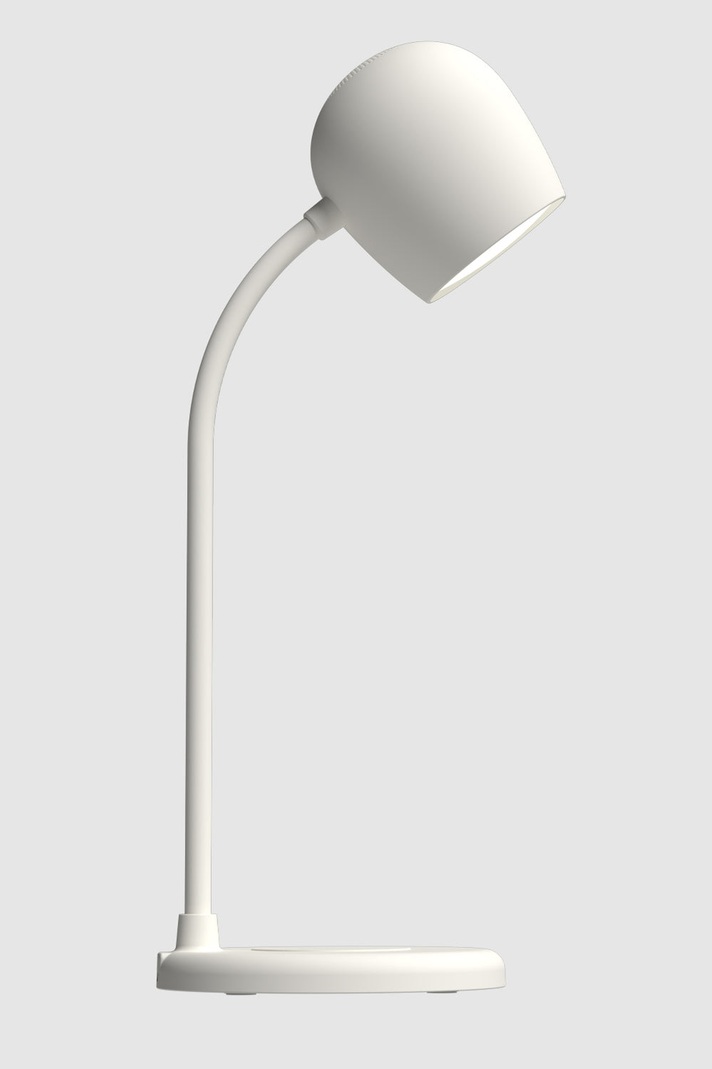 Ellie Smart Lamp With Bluetooth Speaker & Qi Wireless Charger - White - White - image 2