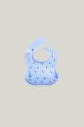 Catch-it Silicone Bib - Periwinkle - image 1