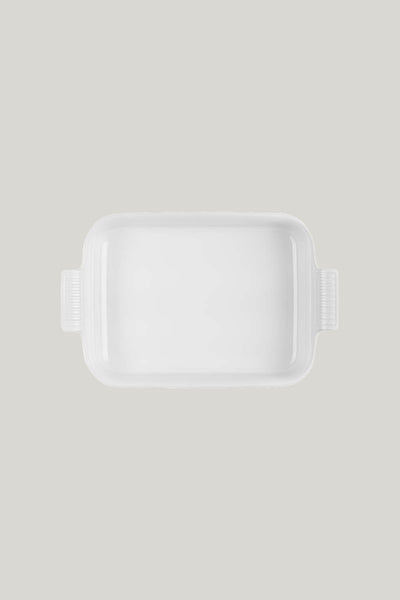 Stoneware Heritage Rectangular Dish 32cm - White - image 3