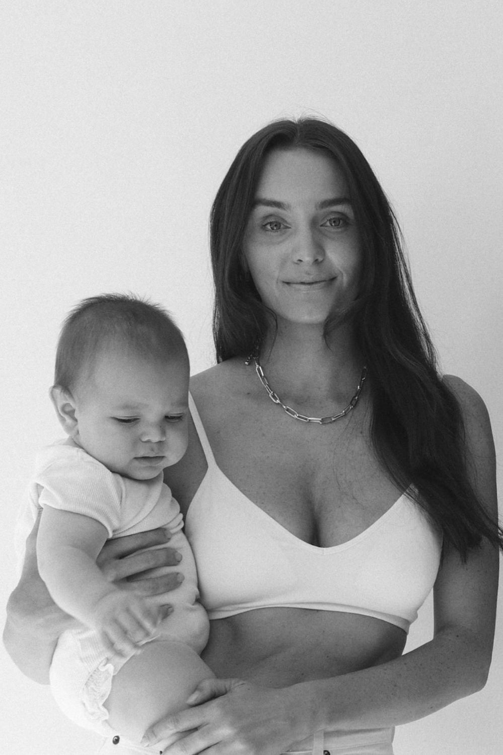 Triangle Maternity Bra - White - image 3