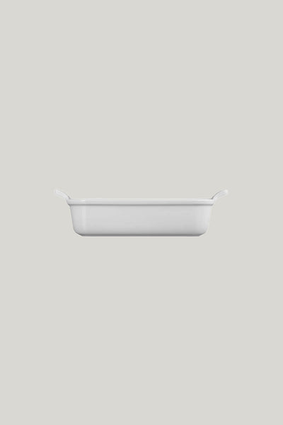 Stoneware Heritage Rectangular Dish 26cm - White - image 2