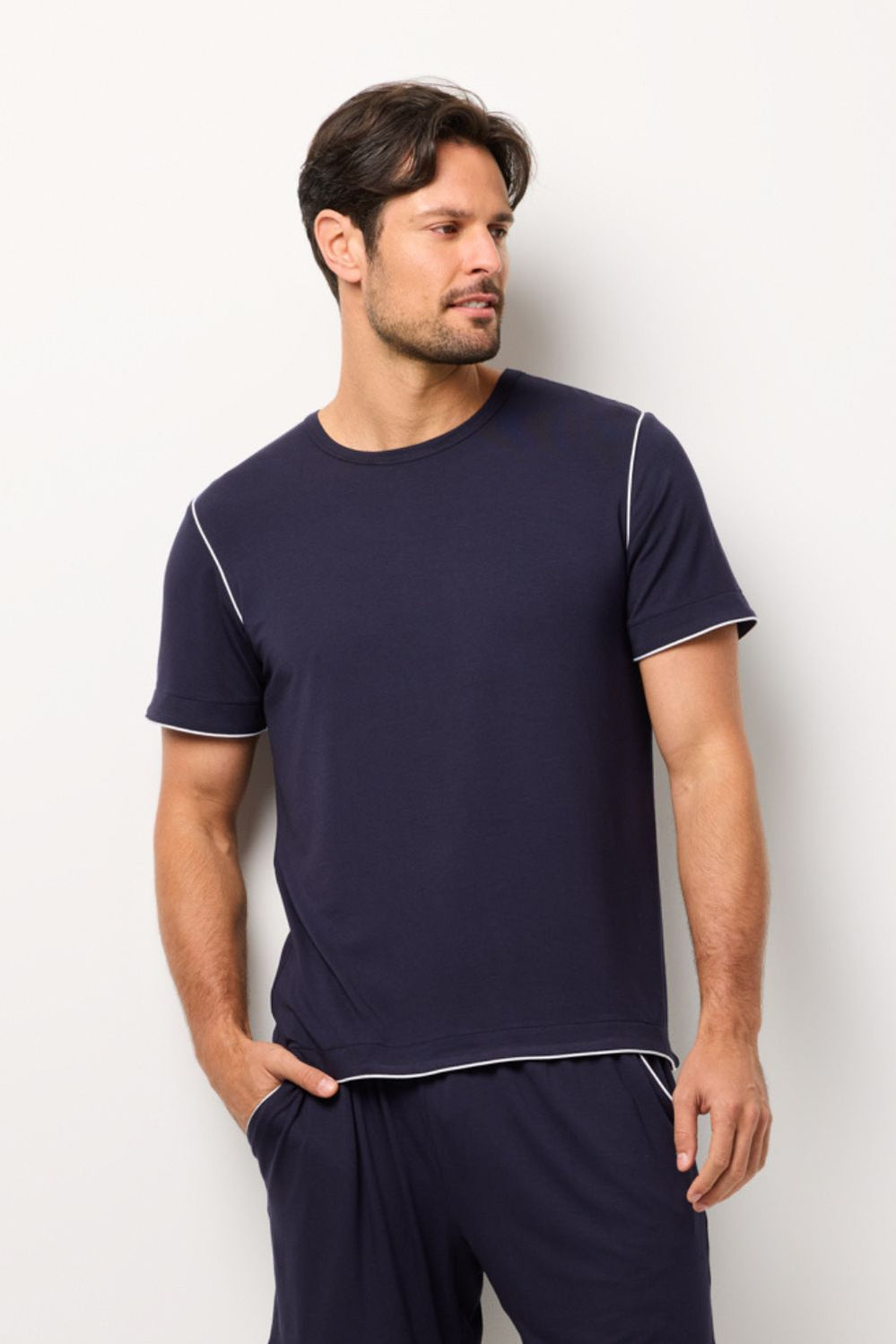 Nox T-Shirt & Boxer Shorts - French Navy - image 3