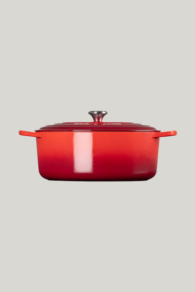 Signature Cast Iron Oval Casserole 35cm - Cerise - image 2