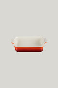 Stoneware Heritage Rectangular Dish 26cm - Cerise - image 1